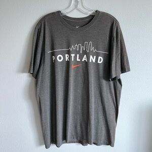 Nike Men’s Extra Large Grey Portland Short Sleeve T-Shirt